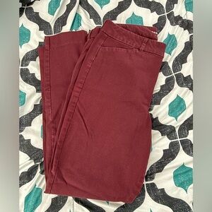 Old Navy Women's Skinny Pants - Burgundy